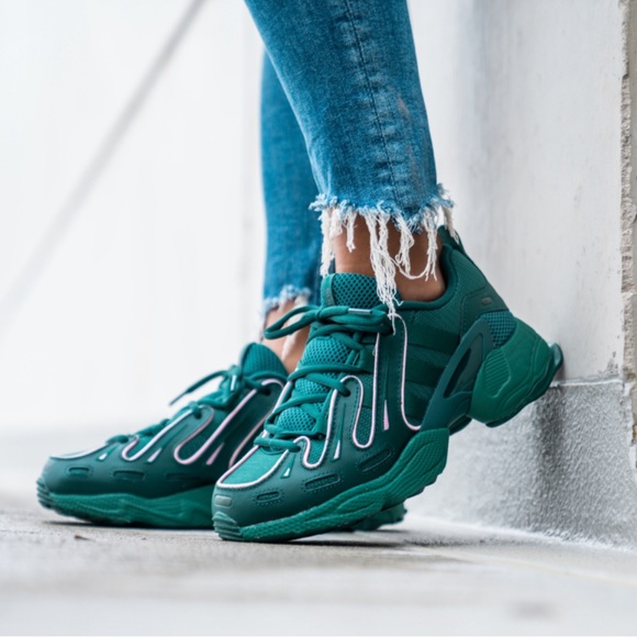 Adidas EQT Gazelle Collegiate Green/True Pink - Picture 1 of 8